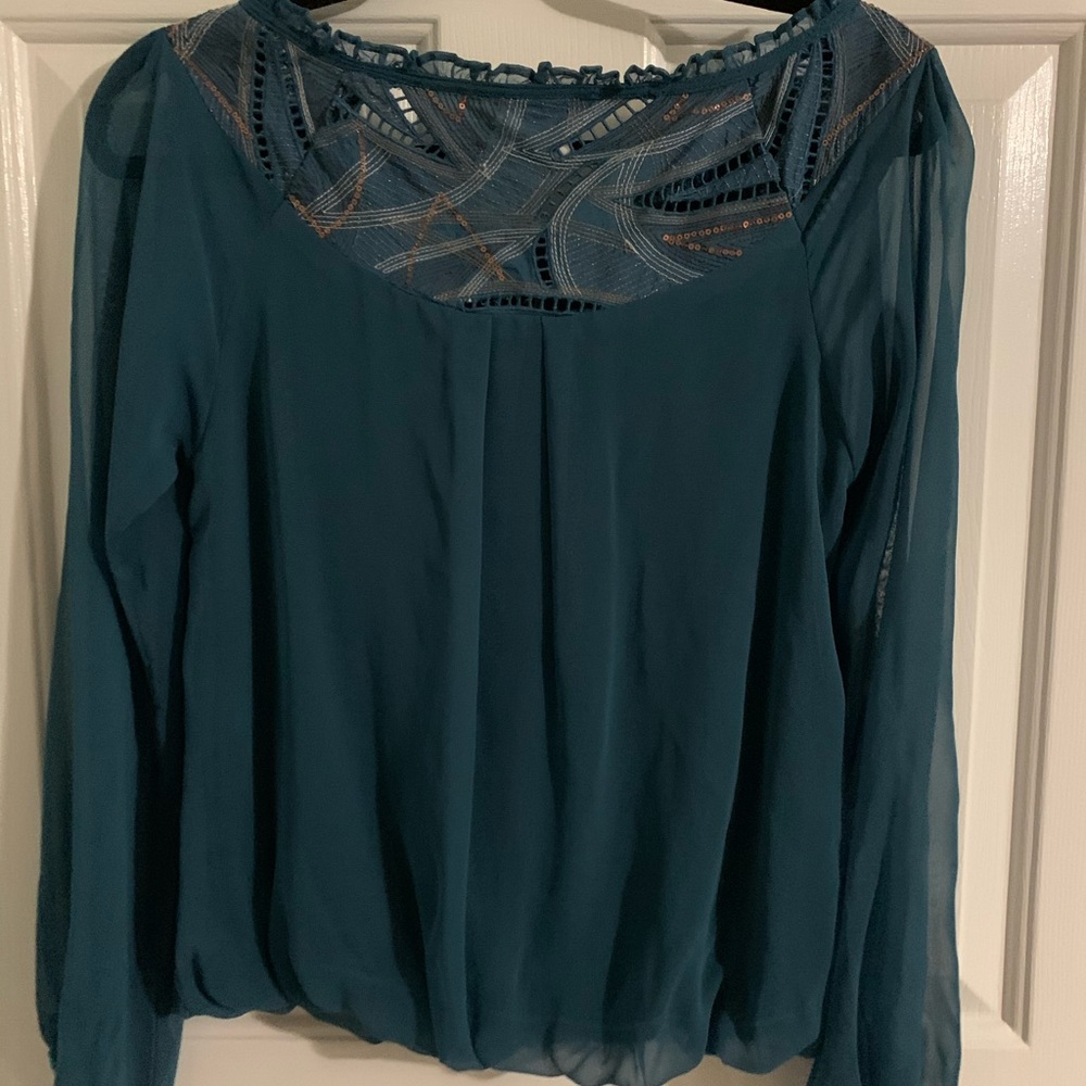 frilly feminine blouse